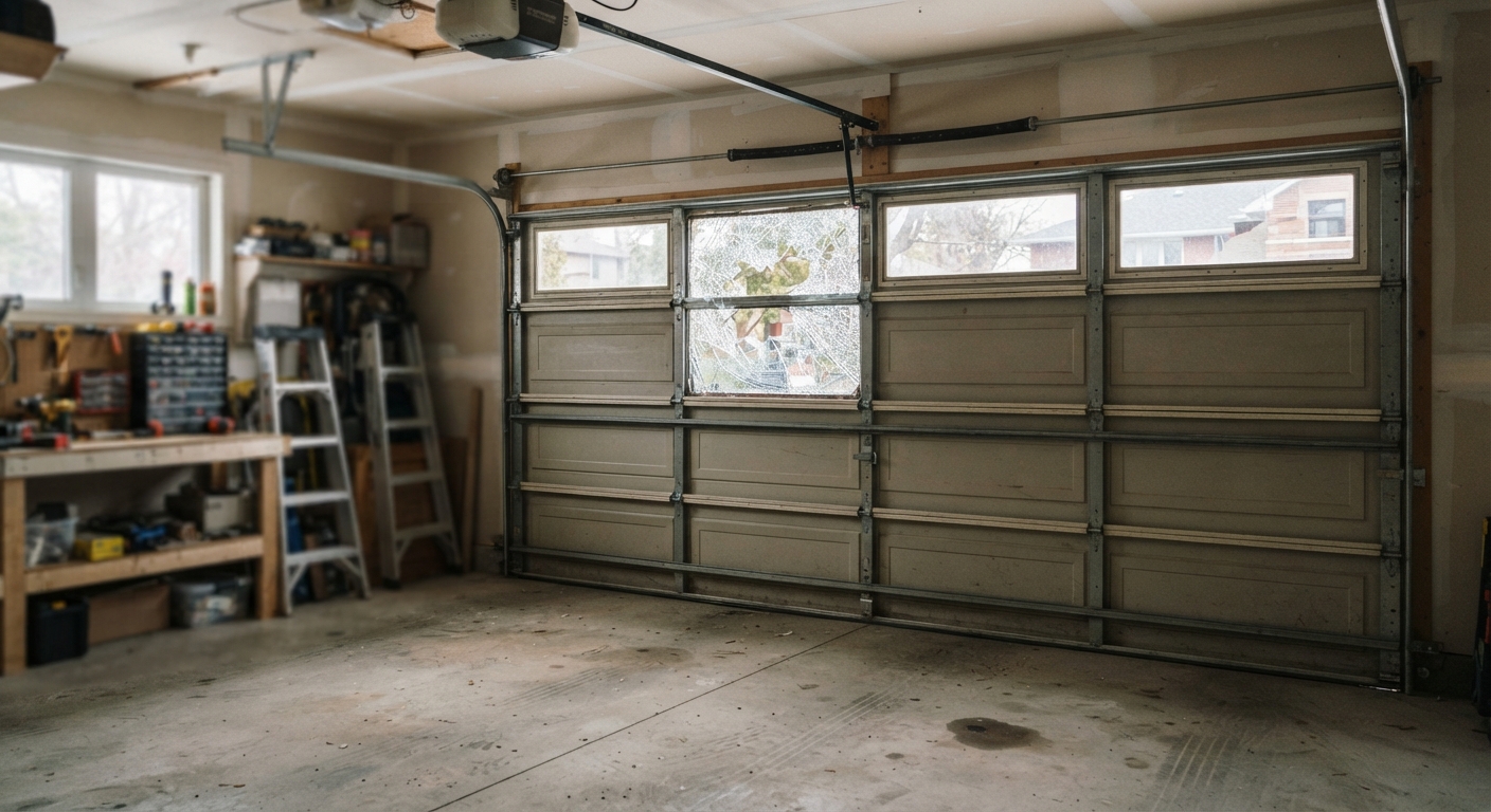 Broken Glass Repair for Garage Doors in Concord: What to Do Next